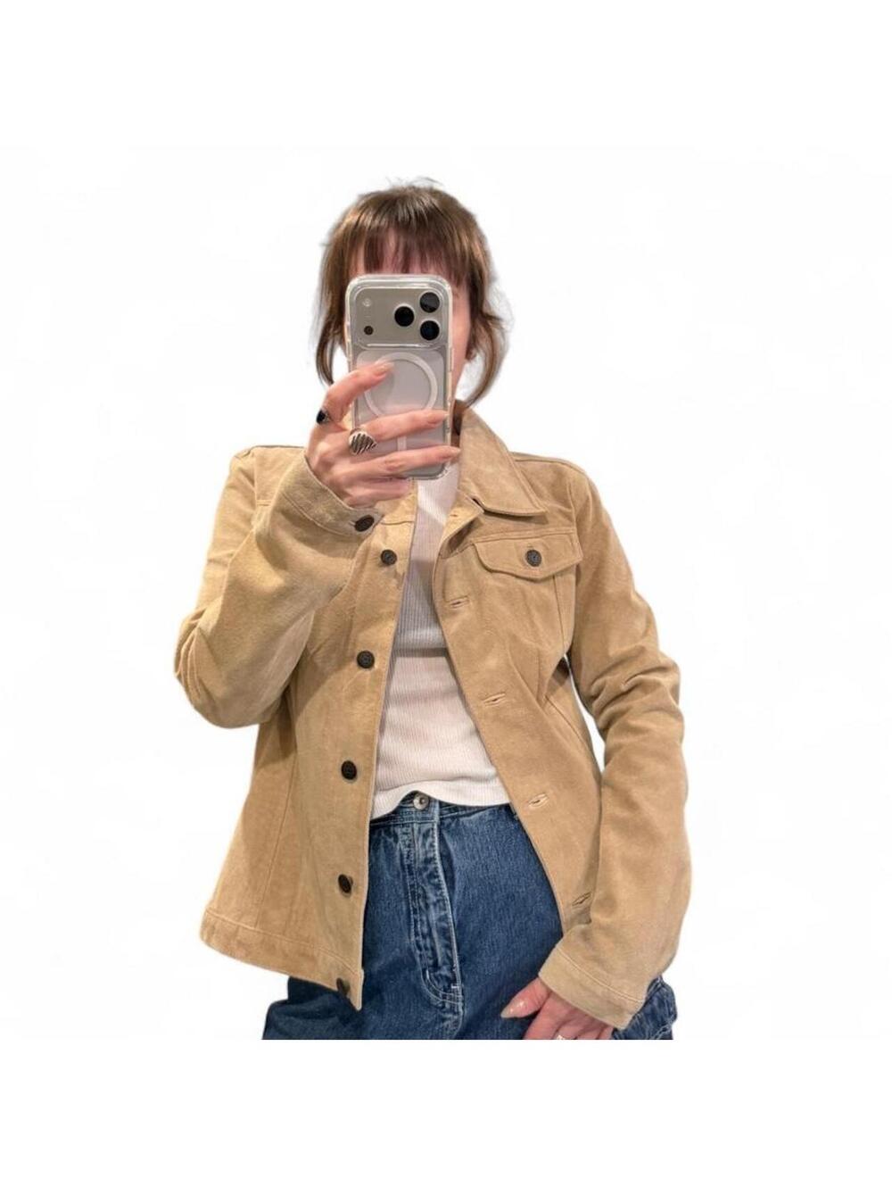 Vintage 90s/Y2K Suede Jacket
